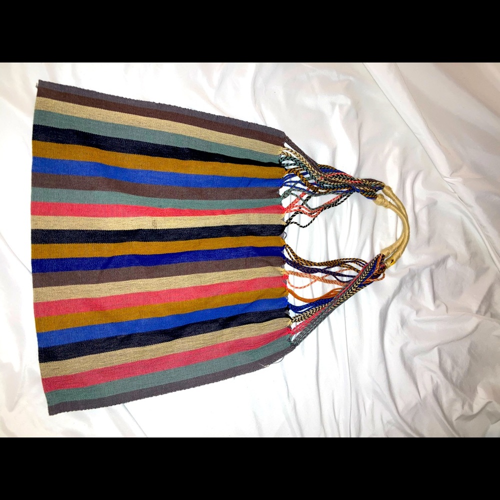Handmade purse sold at Madewell.